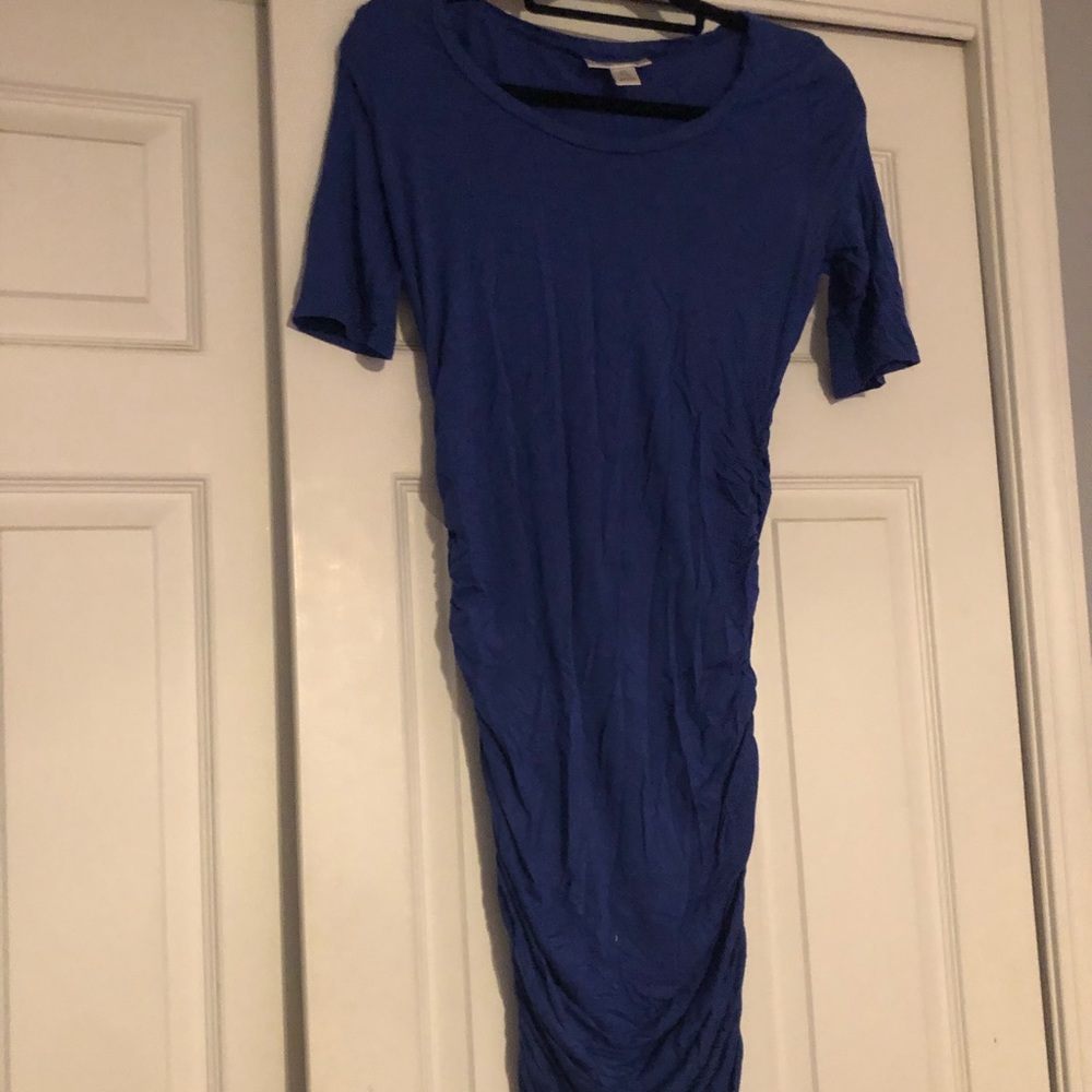 Blue motherhood maternity size small dress